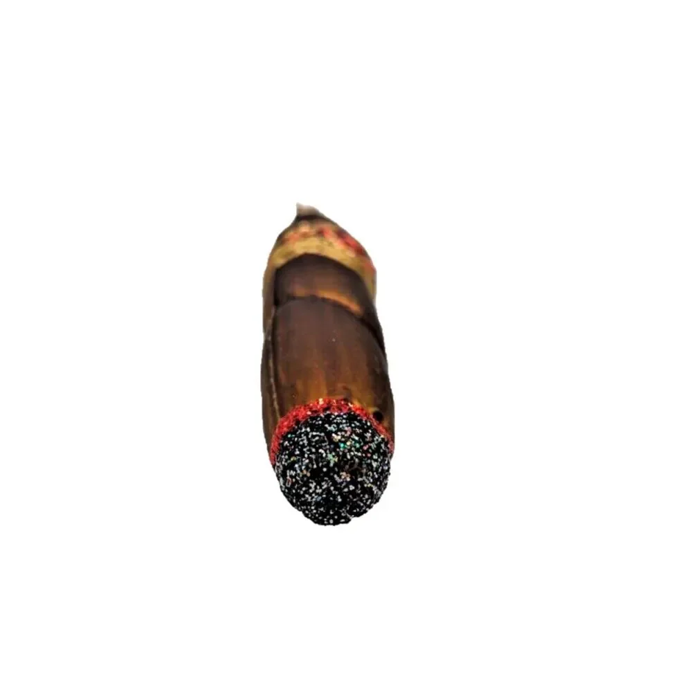 Blown Glass Cigar Ornament Made in Germany‎